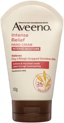 IGA Aveeno Intense Relief Hand Cream offer