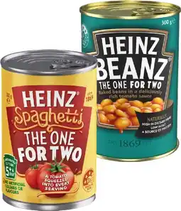 IGA Heinz Beanz or Spaghetti 300g Selected Varieties offer