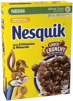 IGA Nestlé Nesquik Cereal offer
