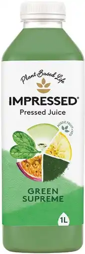 IGA Impressed Pressed Juice Selected Varieties offer