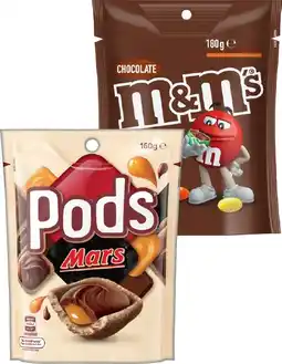 IGA M&M’s 130‑180g, Pods 160g or Maltesers 120‑140g Share Pack Selected Varieties offer