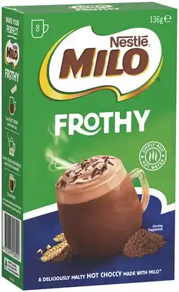 IGA Nestlé Milo Frothy Sachets offer