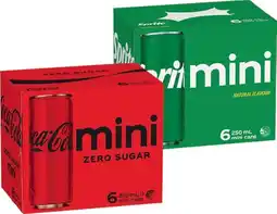 IGA Coca‑Cola, Sprite or Fanta Mini 6x250mL Selected Varieties offer