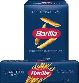 IGA Barilla Pasta Selected Varieties offer