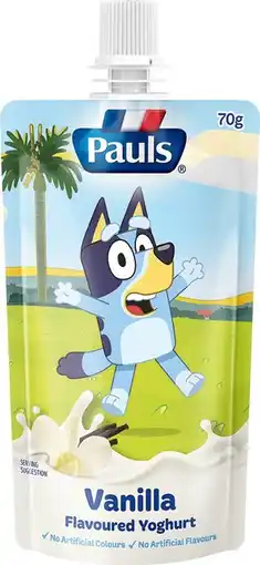 IGA Pauls Squeezie Yoghurt Selected Varieties offer