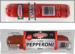 IGA D’Orsogna Pepperoni or Csabai 250g offer