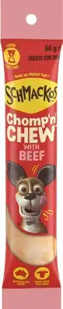 IGA Schmackos Chomp ‘n’ Chew Dog Treats Selected Varieties offer