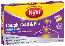 IGA Nyal Cough, Cold & Flu Day & Night Tablets offer