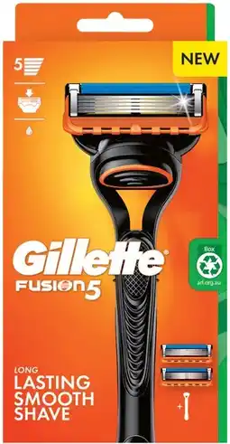 IGA Gillette Fusion5 Razor Handle + 2 Cartridge offer