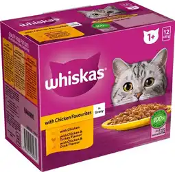 IGA Whiskas Favourites Wet Cat Food Selected Varieties offer