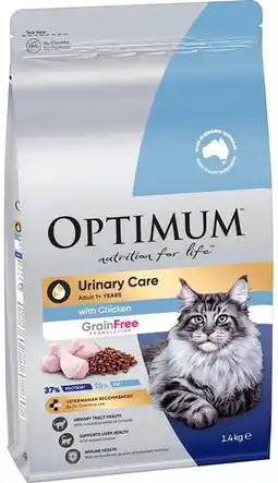 IGA Optimum Dry Cat Food Selected Varieties offer