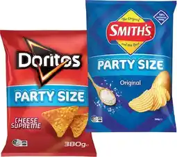 IGA Smith’s Crinkle Cut Chips Party Size Selected Varieties offer