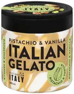 IGA Destination Italian Gelato Selected Varieties offer