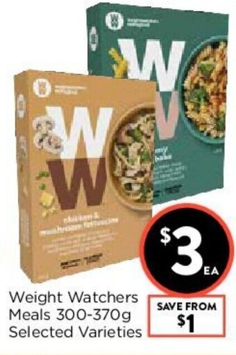 Weight Watchers Meals 300-370g