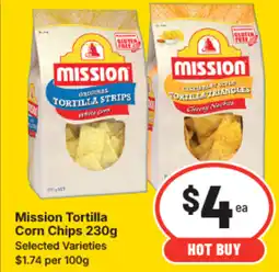 IGA Mission Tortilla Corn Chips offer