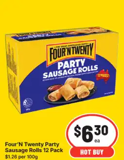 IGA Four'N Twenty Party Sausage Rolls offer