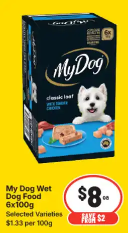 IGA My Dog Wet Dog Food offer