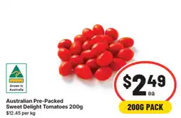 IGA Australian Pre-Packed Sweet Delight Tomatoes offer