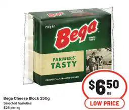 IGA Bega Cheese Block offer