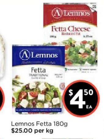 Foodworks Lemnos Fetta 180g offer