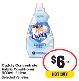 IGA Cuddly Concentrate Fabric Conditioner offer