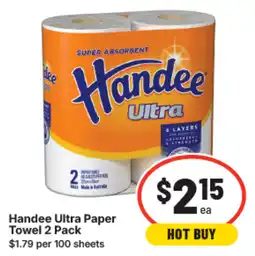 IGA Handee Ultra Paper Towel offer