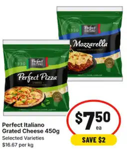 IGA Perfect Italiano Grated Cheese offer