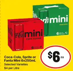 IGA Coca-Cola, Sprite or Fanta Mini offer