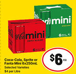 IGA Coca-Cola, Sprite or Fanta Mini offer