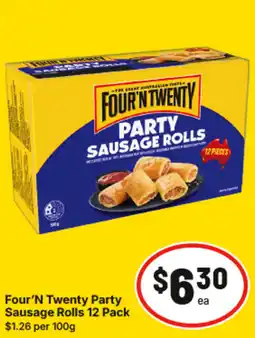 IGA Four'N Twenty Party Sausage Rolls offer