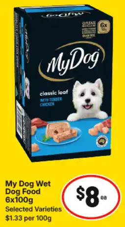 IGA My Dog Wet Dog Food offer