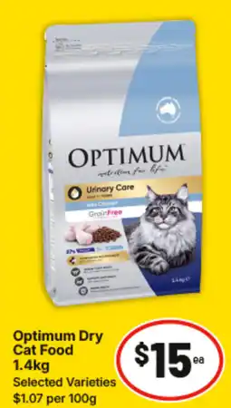 IGA Optimum Dry Cat Food offer
