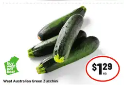 IGA West australian green zucchini offer