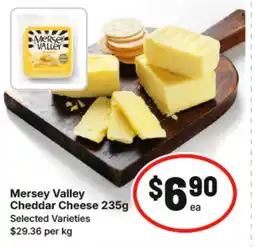 IGA Mersey valley cheddar cheese offer