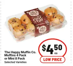 IGA The happy muffin co. muffins offer