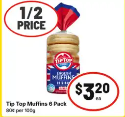 IGA Tip top muffins offer