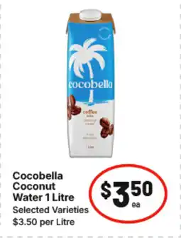 IGA Cocobella coconut water offer