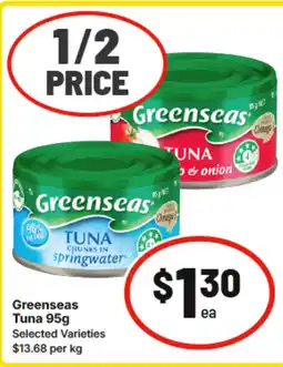 IGA Greenseas tuna offer
