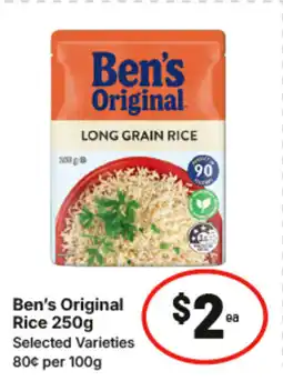 IGA Ben's Original Rice offer
