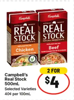 IGA Campbell's Real Stock offer