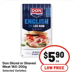 IGA Don Sliced or Shaved Meat offer