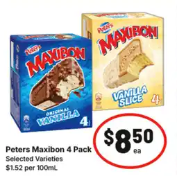 IGA Peters Maxibon offer