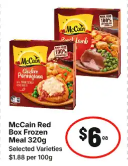 IGA McCain Red Box Frozen Meal offer