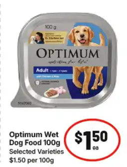 IGA Optimum Wet Dog Food offer