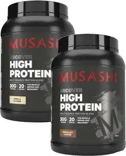 Coles Musashi P30 High Protein Powder offer