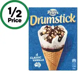 Woolworths Peters Drumstick Ice Cream-6 – Excludes Plant Based offer