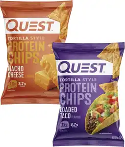 Coles Quest Tortilla Style Protein Chips offer