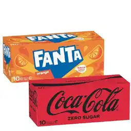 Woolworths Coca-Cola, Sprite or Fanta Soft Drink Varieties 10 x 375ml offer