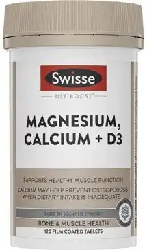 Coles Swisse Ultiboost Magnesium, Calcium + D3 Tablets offer
