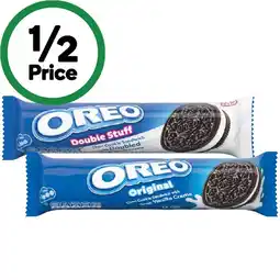 Woolworths Oreo or Oreo Double Stuff Cookies 128-131g offer
